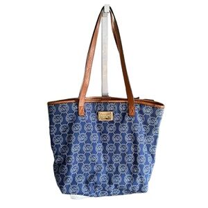 Michael Kors canvas logo tote